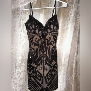 Sparkly mini dress